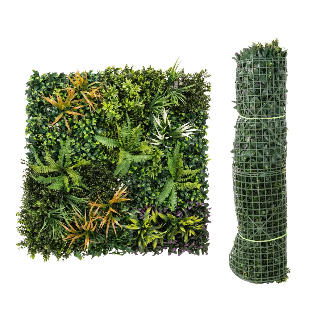 Seto Artificiale per Giardino ¨C Minimal ¨C Verde 100x100 cm
