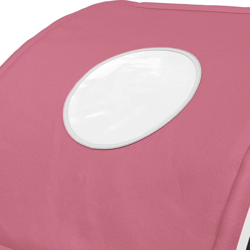 Tunnel per Letto 2 pcs Rosa 211 x 52,5 x 2 cm Poliestere 893705