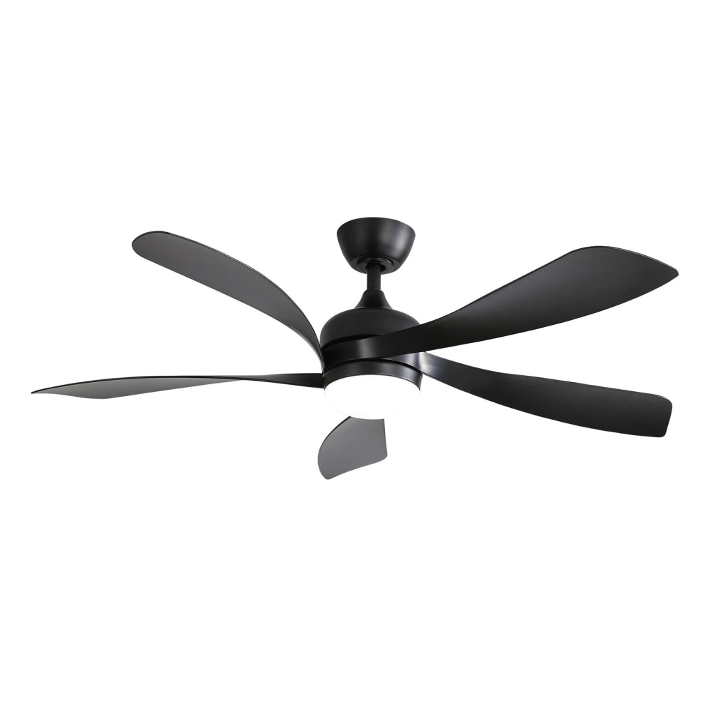 Ventilatore da soffitto YEAVIO 132 cm con illuminazione LED a 3 colori dimmerabili, motore DC silenzioso, timer e funzione estate/inverno