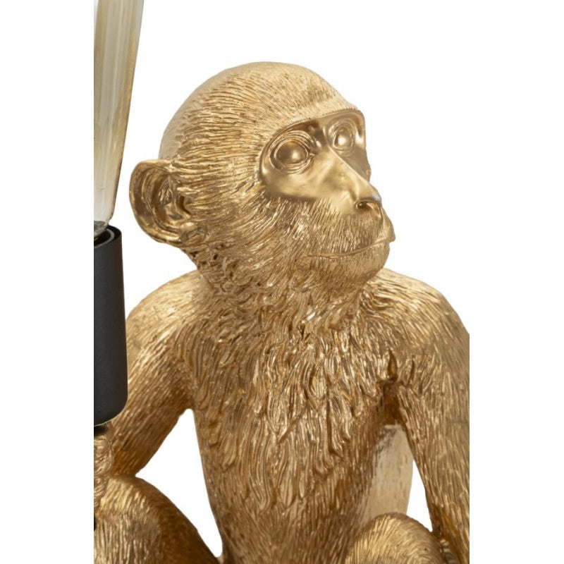Lampadelle A Da Tavolo Monkey Seduta Oro cm 33x33x32