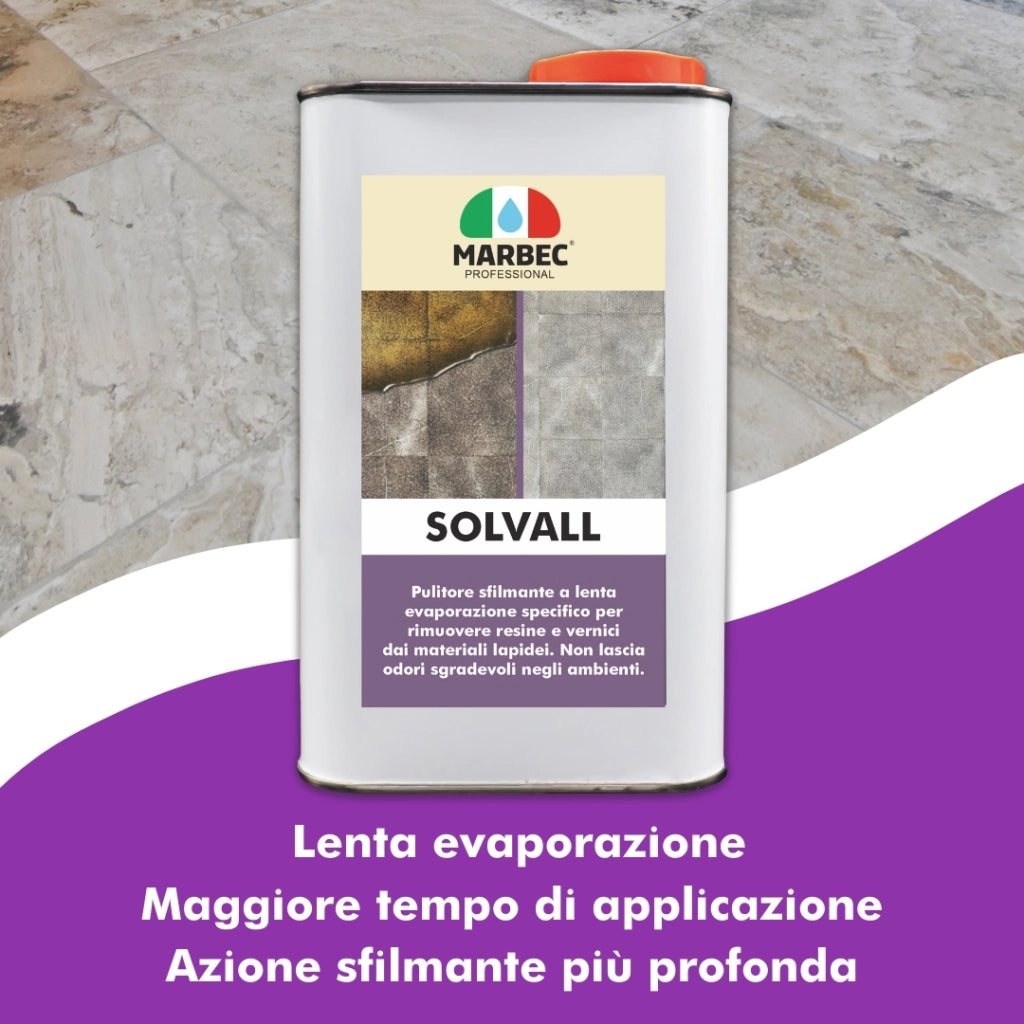 Pulitore sfilmante per materiali lapidei SOLVALL   5LT