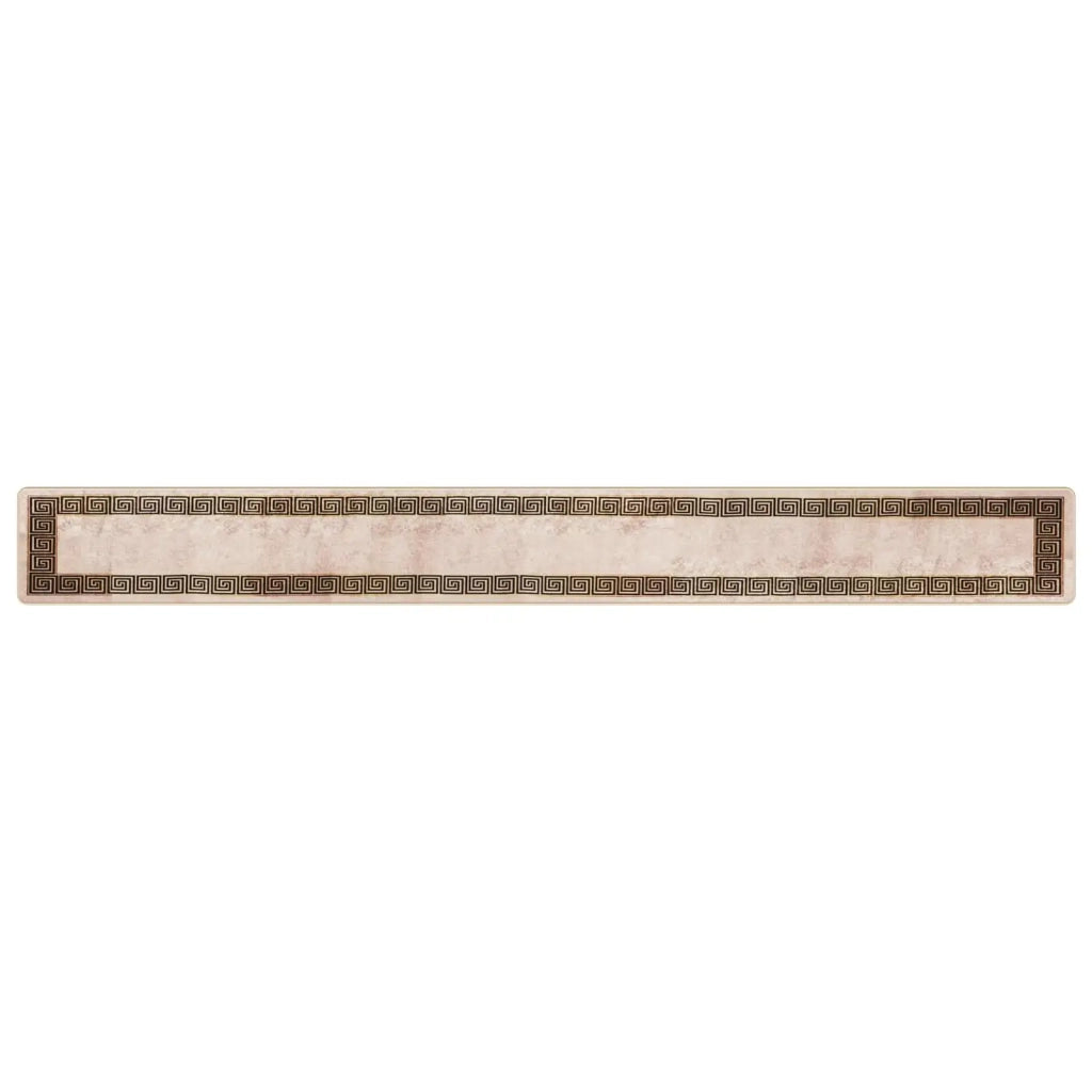 Runner Tappeto MARSA Nero 50 x 450 cm Poliestere e PVC 42023329
