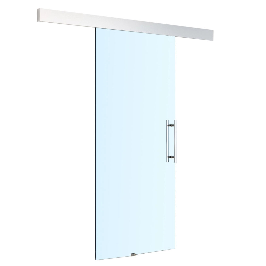 Porta Scorrevole Vetrata 210x75 cm Trasparente