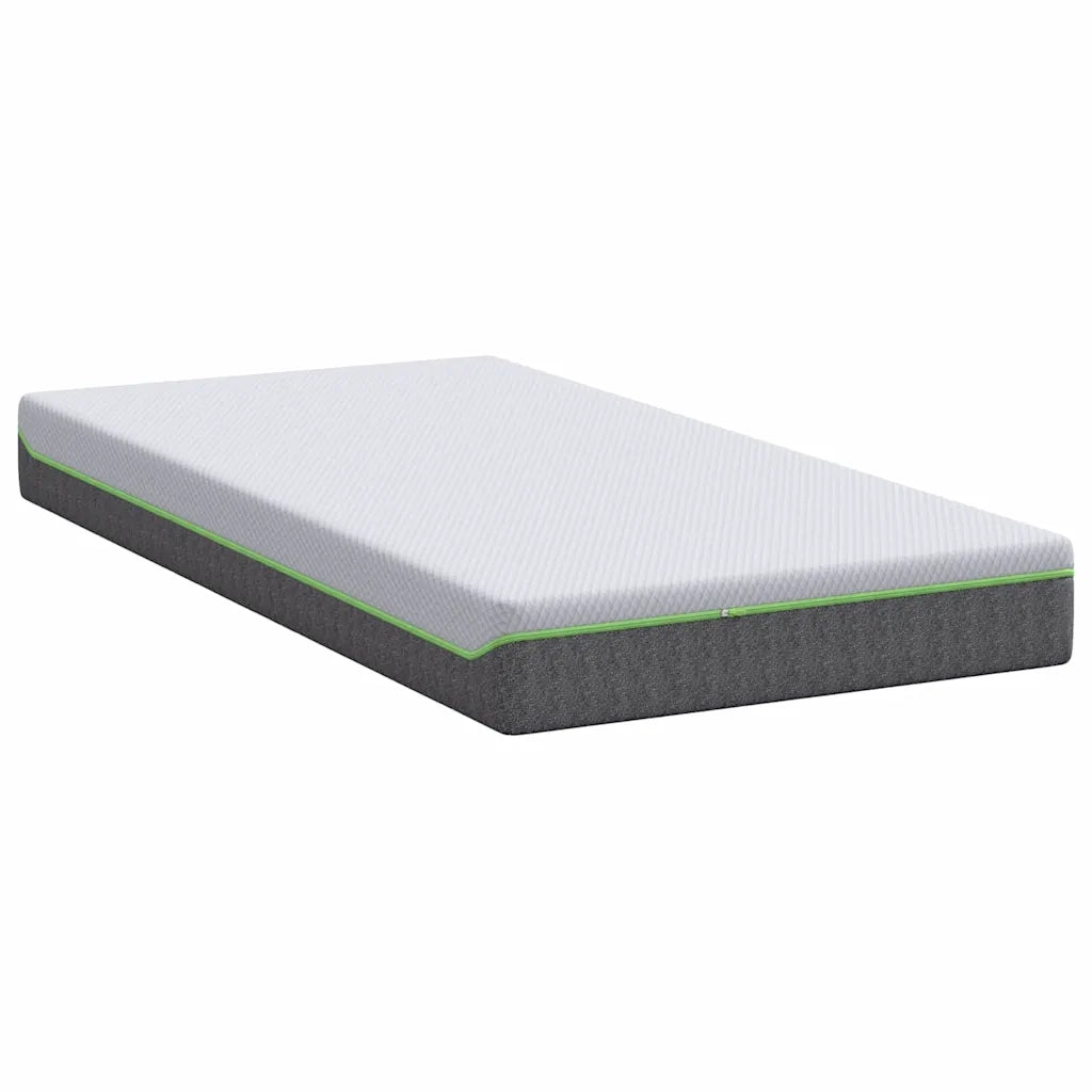 Materasso-Materasso per letto Bianco e Grigio 90 x 200 cm Tessuto Jacquard 660678