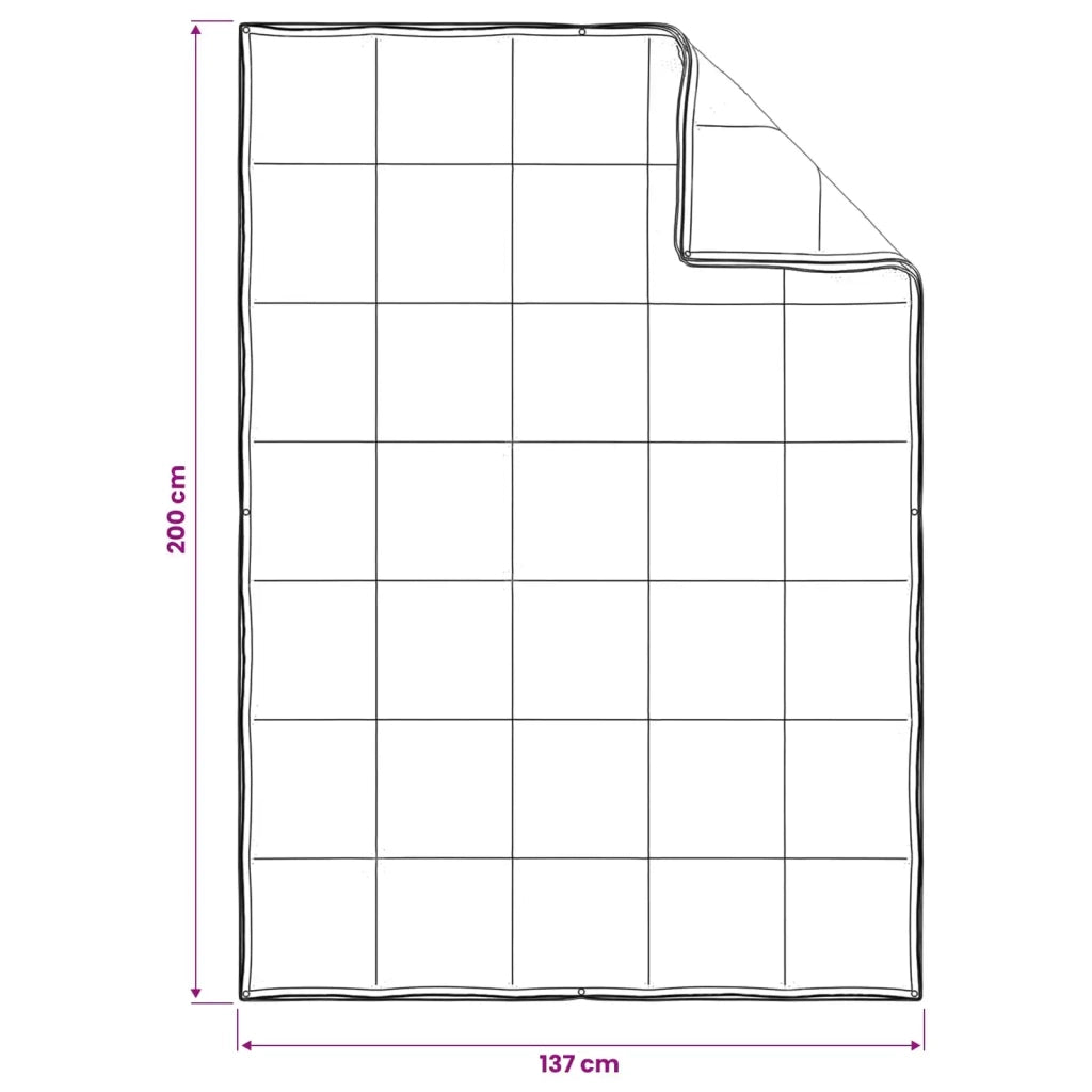 Set di Piumoni Bianco 137 x 200 cm Cotone, Bambù, Poliestere 3438113