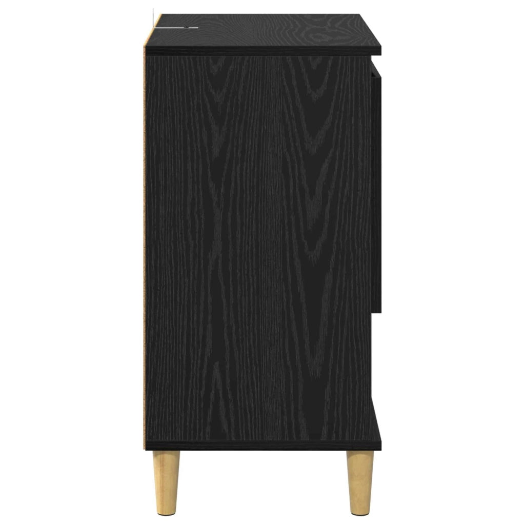 Credenza Rovere nero 35 x 60 x 70 cm Legno multistrato 881259