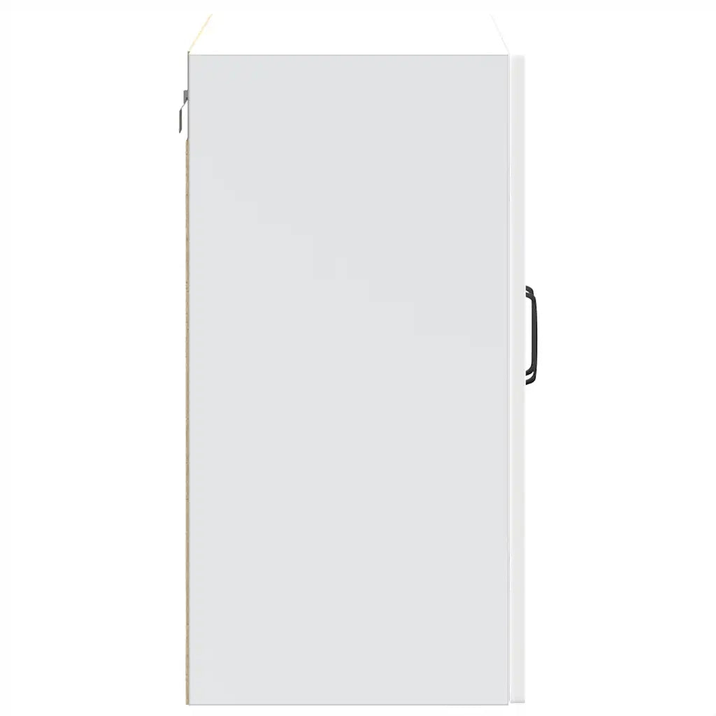 Pensile da Cucina con Porta in Vetro Kalmar Bianco Truciolato 853607