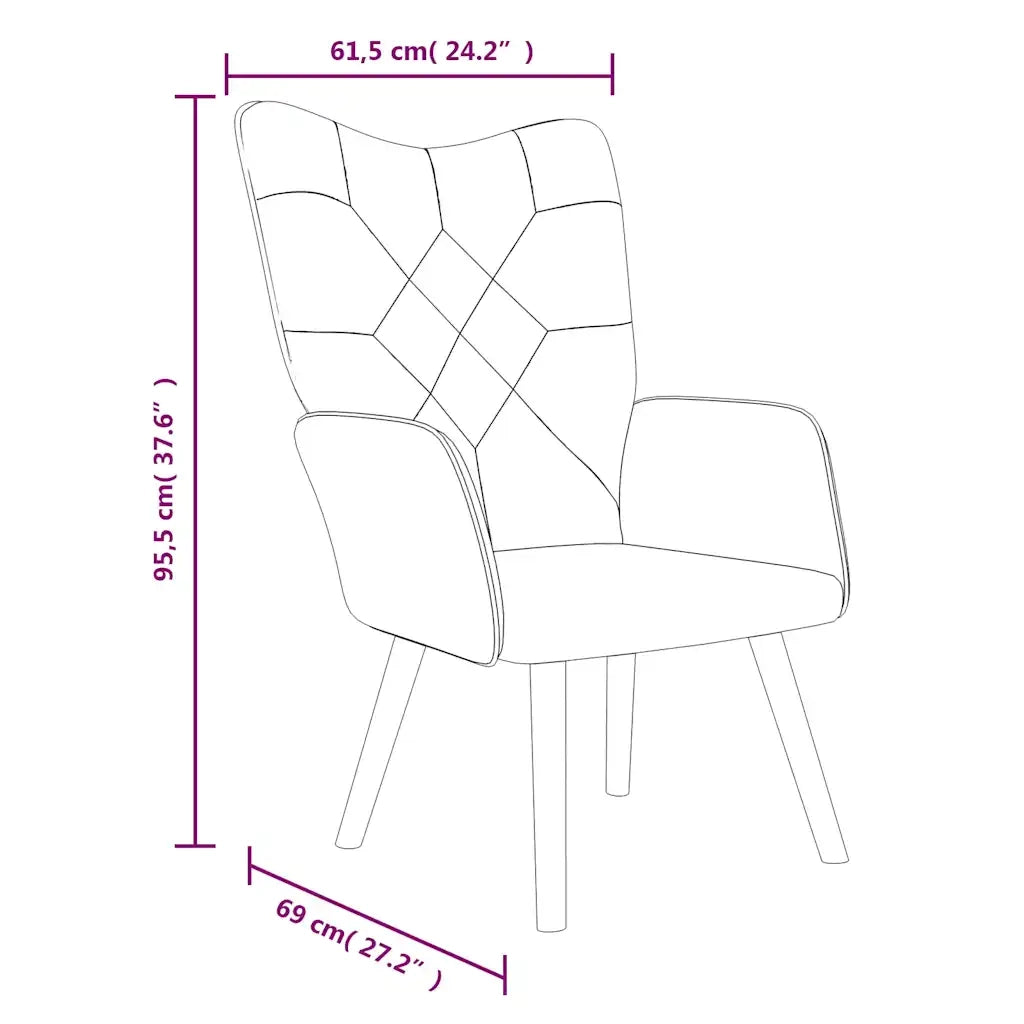 Poltrona Relax con Poggiapiedi in Tessuto Patchwork 328196