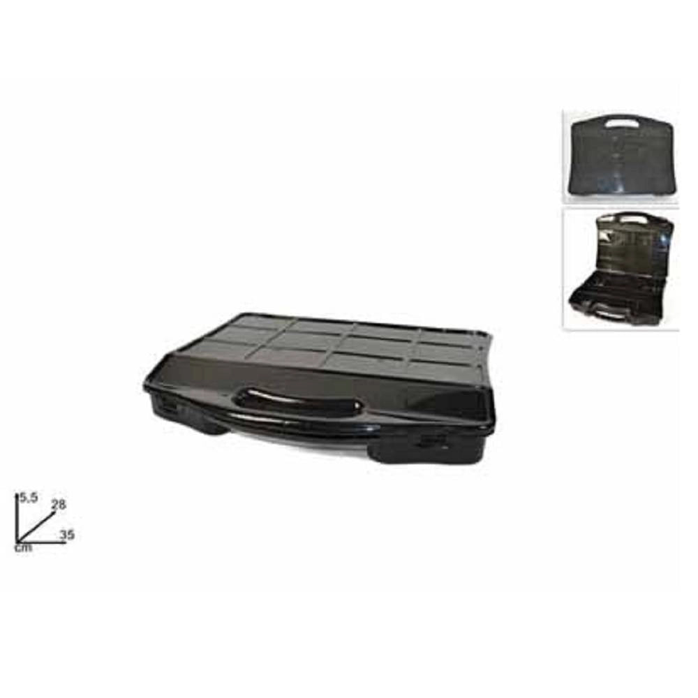 Trade Shop - Valigetta Portaminuterie 10 Scomparti In Plastica Multiuso Organizer Attrezzi -