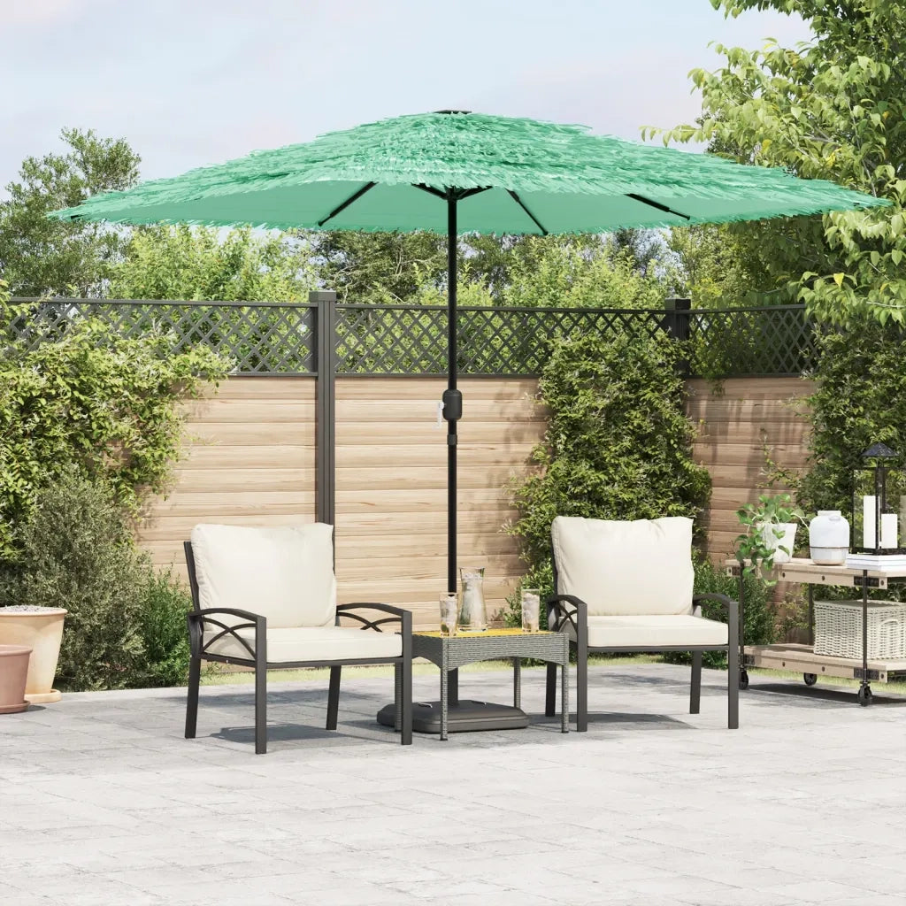 Ombrello | Parasolne Giardino con Palo in Acciaio Verde 248x248x248 cm