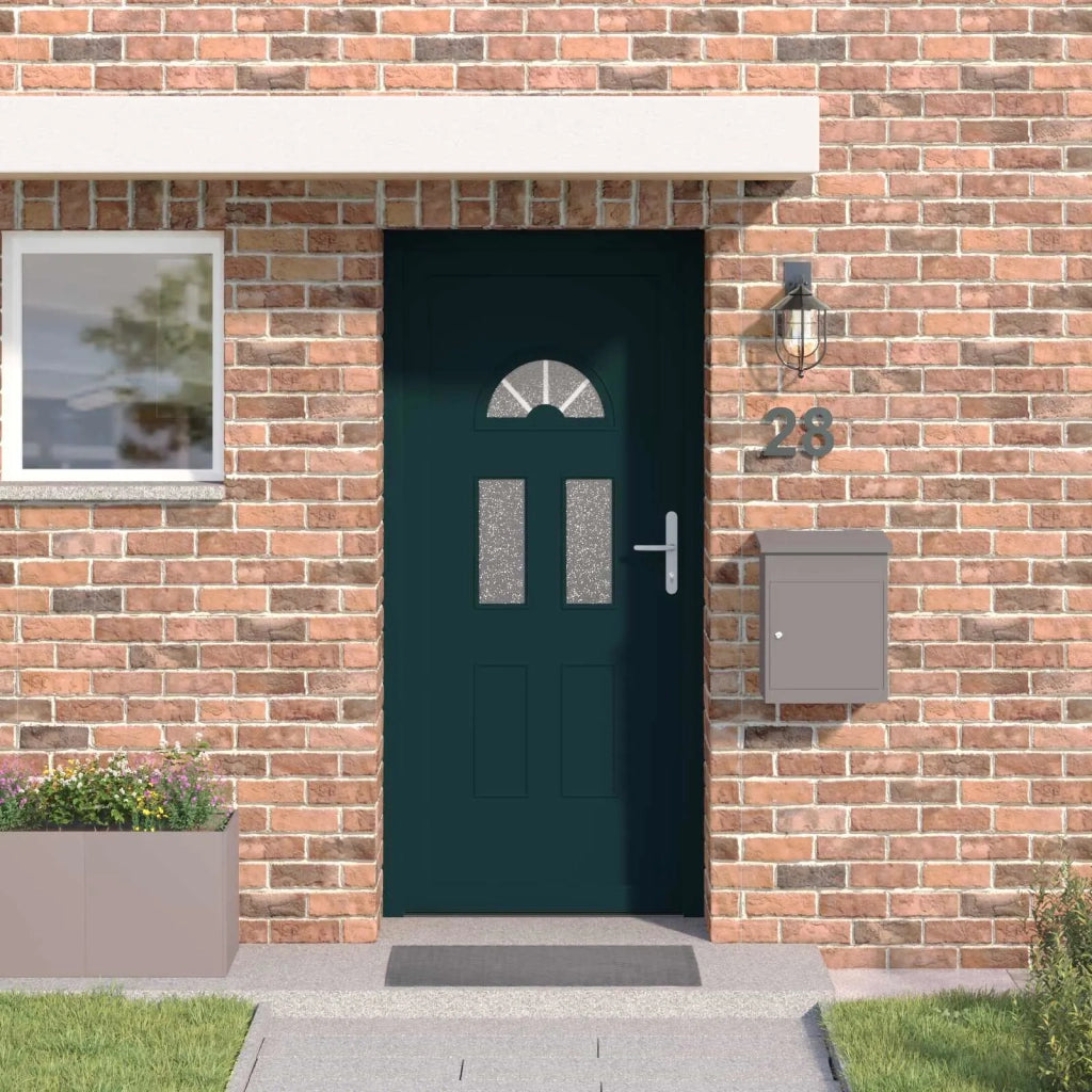 Porta Frontale Antracite 98 x 198 cm PVC 3445747