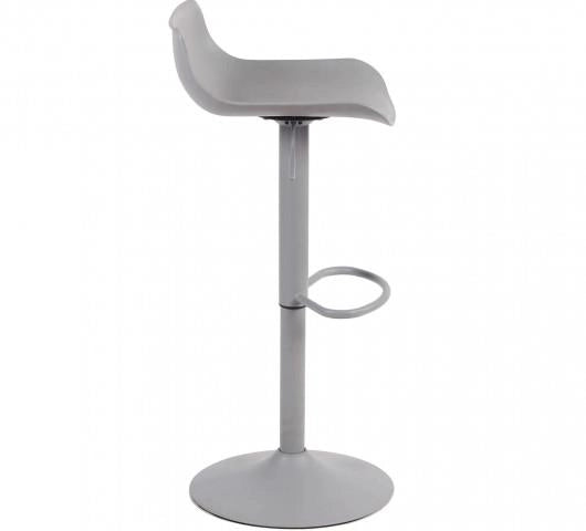 SGABELLO MERANO IN COLORE GRIGIO 43 X 44 X H75/96 CM