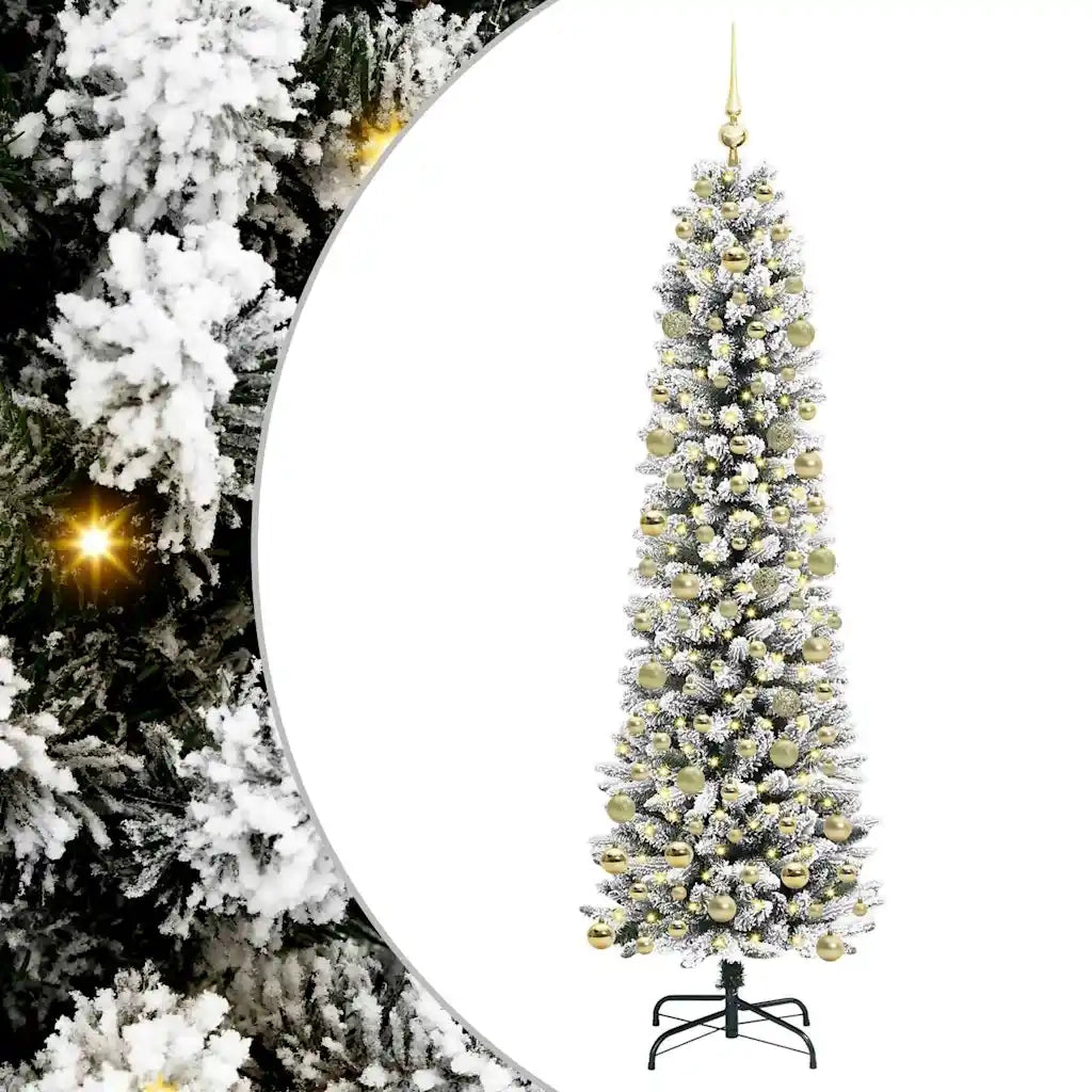 Albero di Natale artificiale Bianco 210 cm 3396121