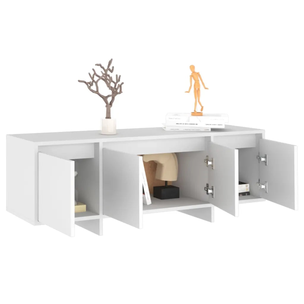 Mobile TV Bianco 120x30x40,5 cm in Truciolato 809575