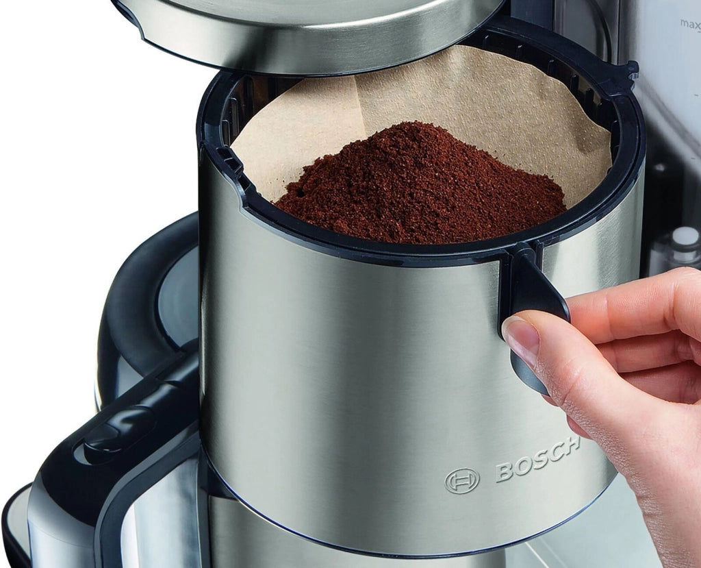 Bosch TKA8A683 Styline Macchina da caffe' con Filtro Caraffa Termica 1,1 L 8 tazze 1100 W colore Nero Bianco