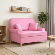 Poltrona con cuscini Rosa Tessuto 42043515
