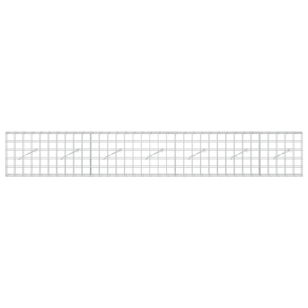 Gabione con Filo da 5 mm e Rete da 10x10 cm 350x10x50 cm 3464905