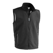 GILET PONENTE SOFTSHELL NERO/SILVER TG  M