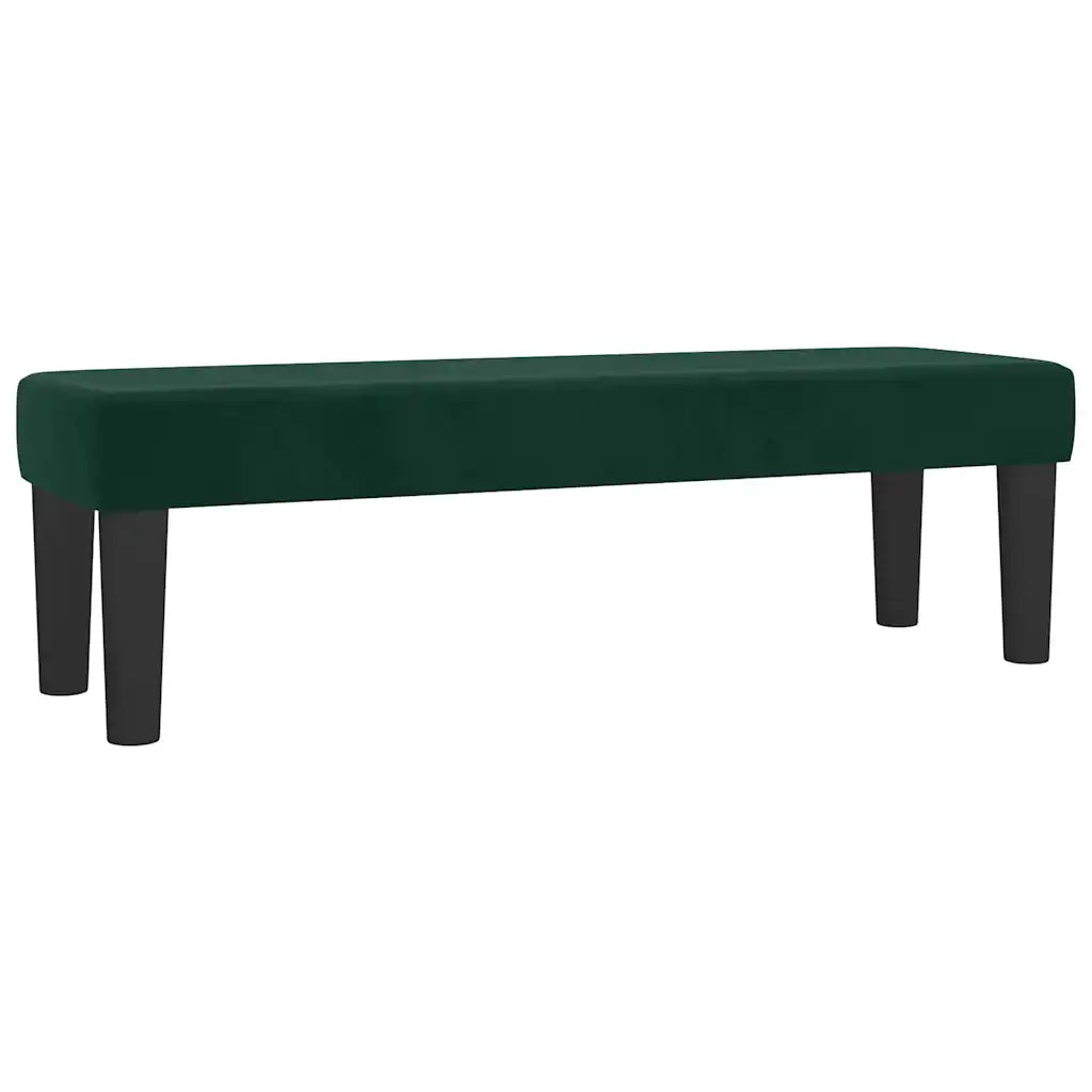Giroletto a Molle con Materasso Verde Scuro 160x200 cm Velluto