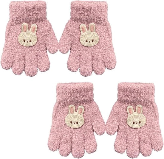 Manopole calde per bambini, a maglia e imbottite