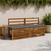 Cuscini per Panchina a 2 Pezzi SOEST 2 pz 100% Poliestere 948927