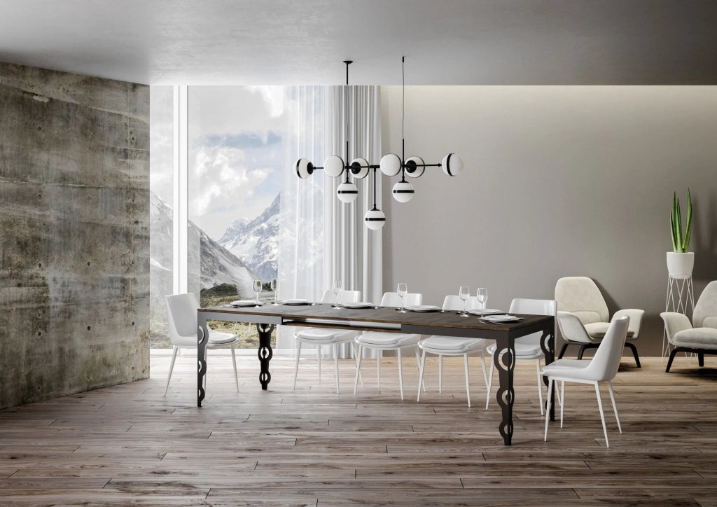 Tavolo Allungabile 180-440x90x77 cm Karamay Evolution Noce