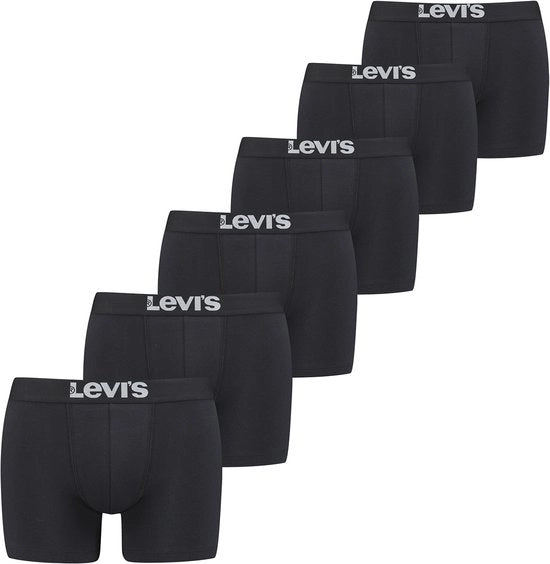 Set di 6 Boxer Solid Basic Boxer, sottoveste per uomo