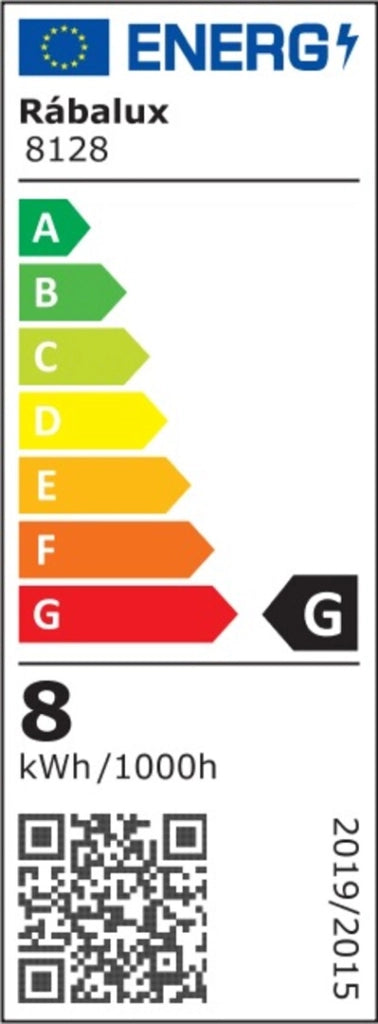 Lampada a sospensione esterna LED 8W Sorrento nera Rabalux