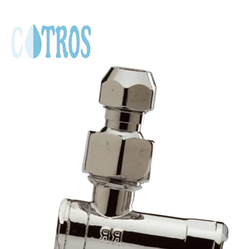 Rubinetto sottolavabo 1/2x3/8x10 mm filtro smontabile in ottone cromato *** (quantita) pezzi 6, confezione 1