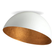 Plafoniera decorativa Sigma Sfera bianco/rame Ø70cm E27