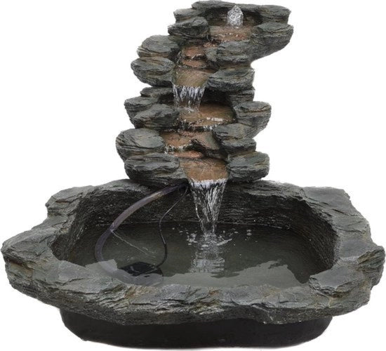 Vasca Decorativa con Cascata - Piscina Preformata - Elegante e Funzionale