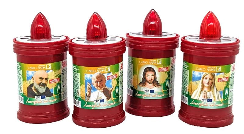 LUMINI VOTIVI A BATTERIA DURATA 60 GIORNI
