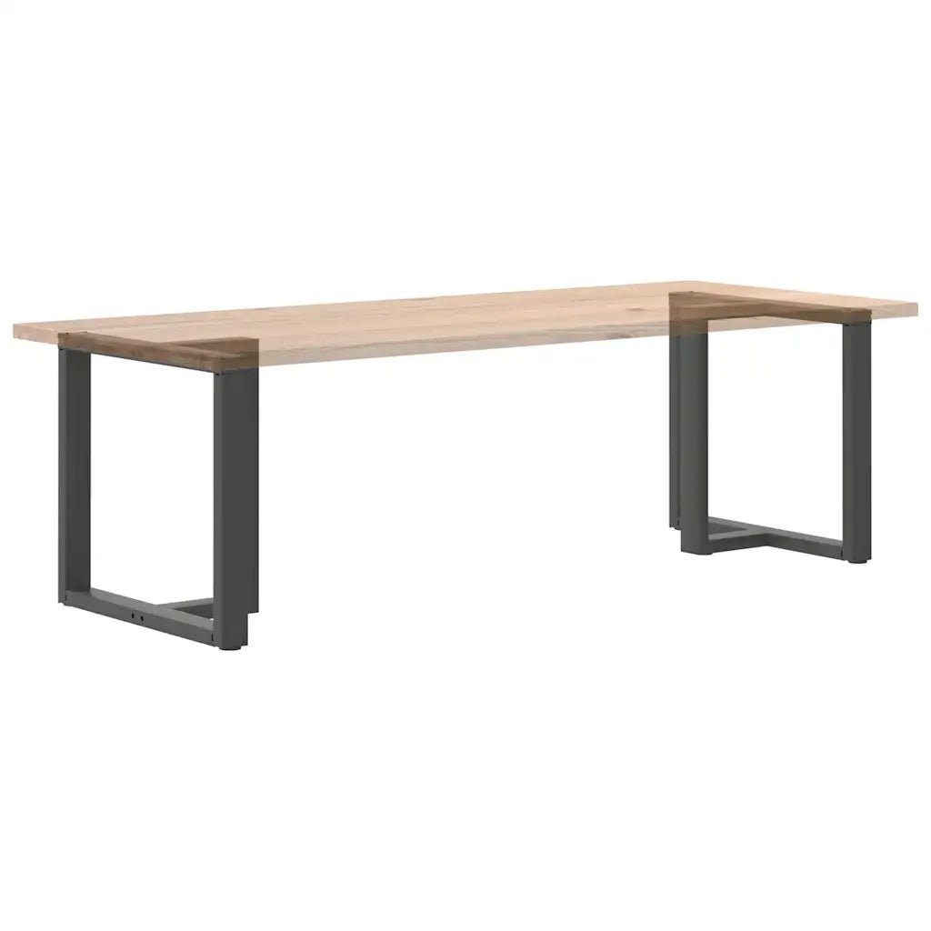 Gambe per tavolo da pranzo a forma di T 2 pz Antracite 70x35x(72-73) cm Acciaio 4013058