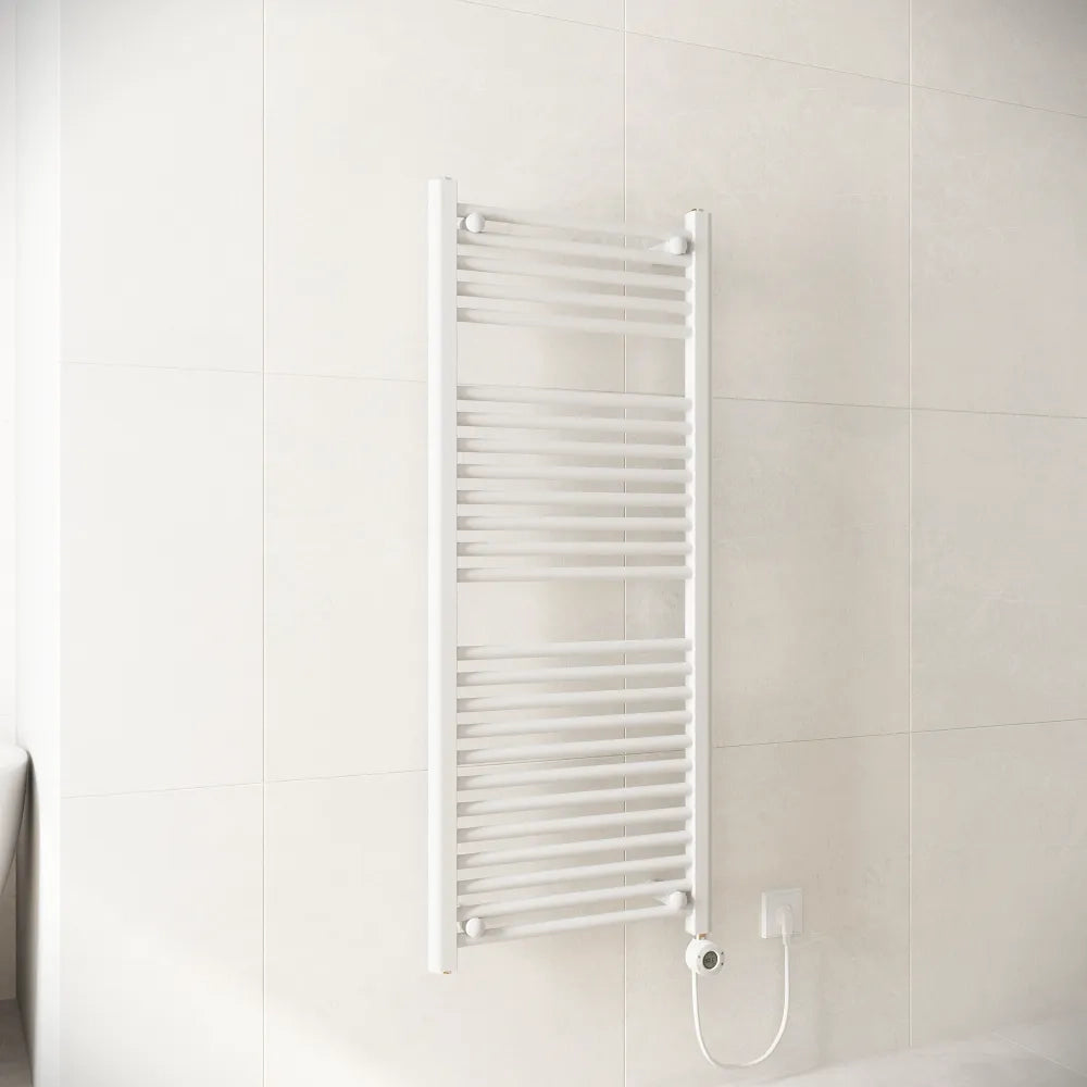Termoarredo elettrico 1200x500 bianco opaco interasse 450 | Polaris