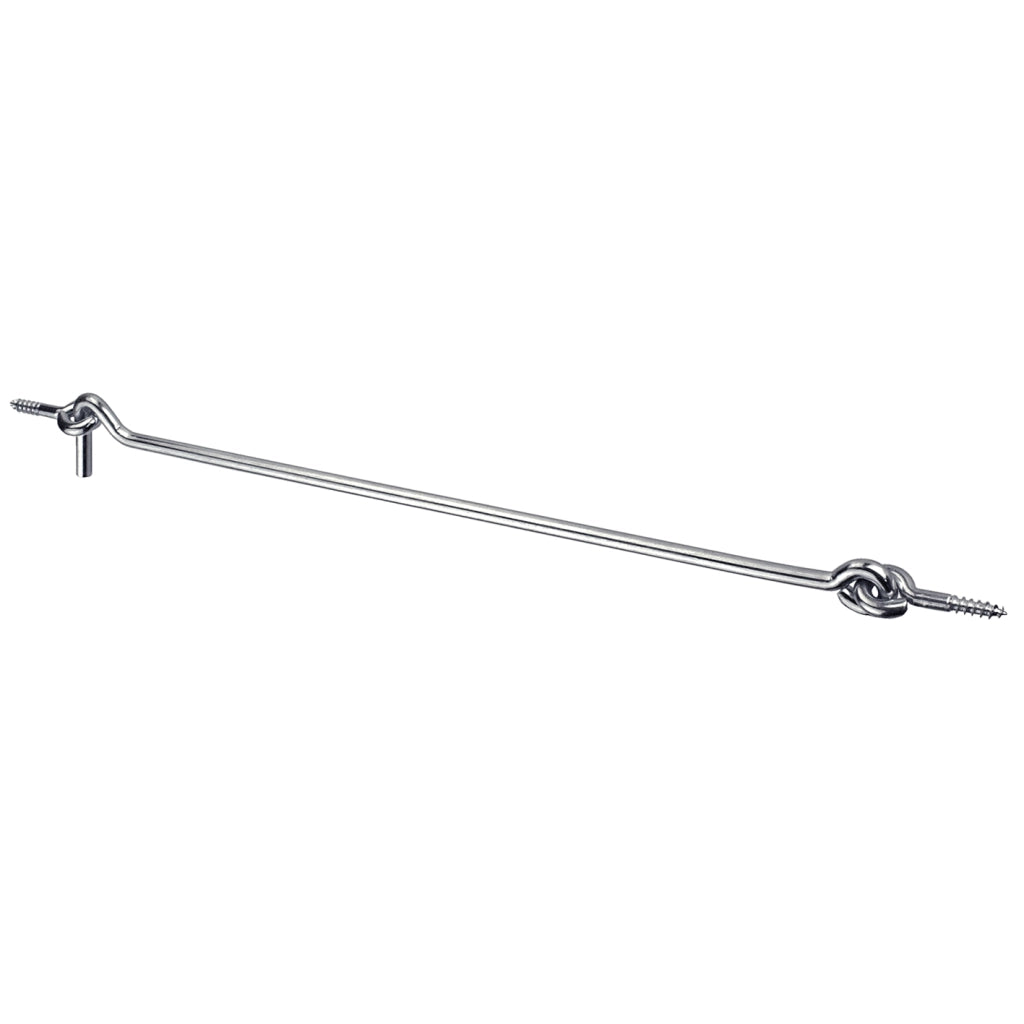 Gancio con occhiolo Ã˜ 5,8 x 300 mm. - zincato giallo - 1 pz.