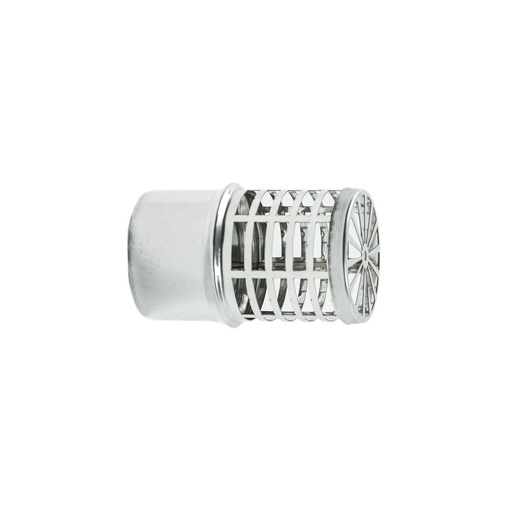 Fumaiolo terminale  eco pellet  per tubi pellet innesto m maschio, diametro 80mm