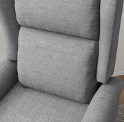 Poltrona Relax con Funzione Alzapersone e Recliner Elettrico, 72,5x94x109 cm, Grigio, Portata 200 kg