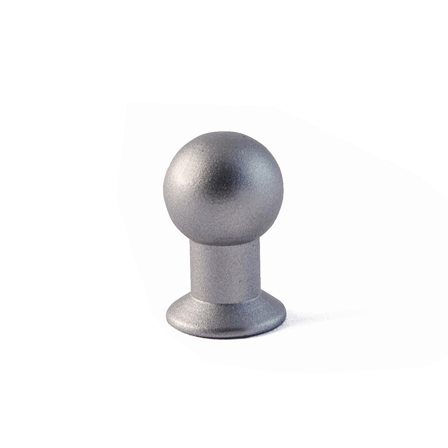 Pomolo in ottone - Ã˜ 14 mm. - laccato bianco