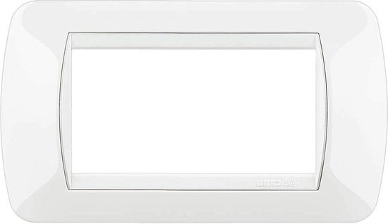 Pannello di parete bianco L4804BI 4P - stile moderno - progetto ampio