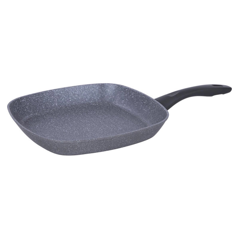 Set di 6 Bistecchiere Quadra Silver Rock 28
