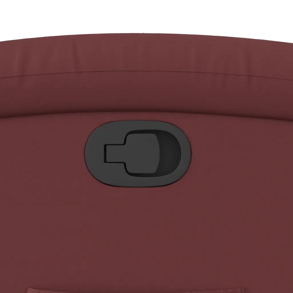 Fauteuil inclinable Rouge bordeaux Similicuir