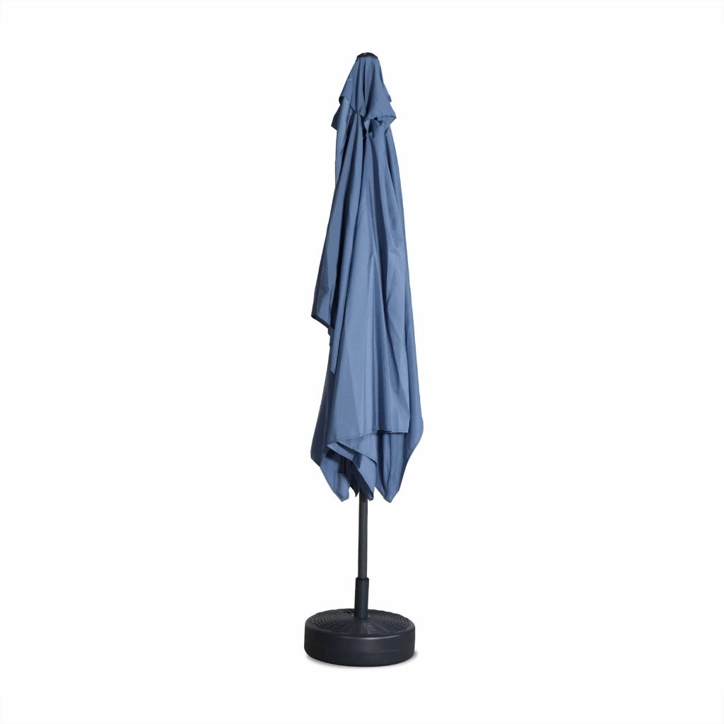 Ombrellone rettangolare, 2x3m, blu grigio