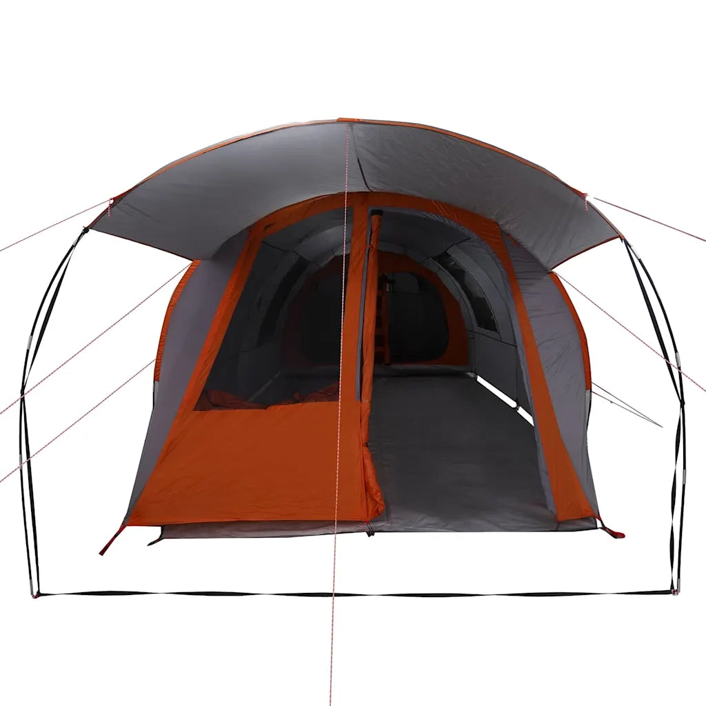 Tenda tunnel per 4 persone 4 persona Grigio e arancione 42004037