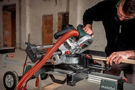 Metabo KGS 216 M Sega Troncatrice con Trazione 1200 W Lama 216 mm Precision Cut Line 305x70 mm 5000 rpm