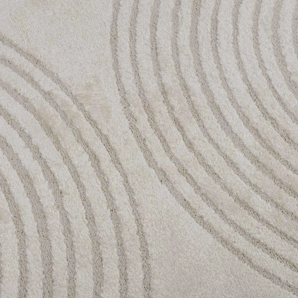 Tappeti per area Quadrato GALATI Crema 240 x 240 cm Poliestere