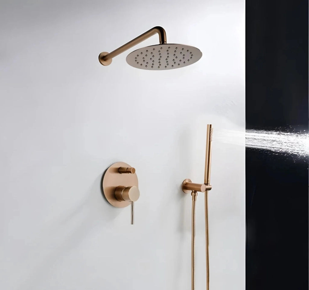 Set Doccia Da Incasso Rea Lungo Copper + Box