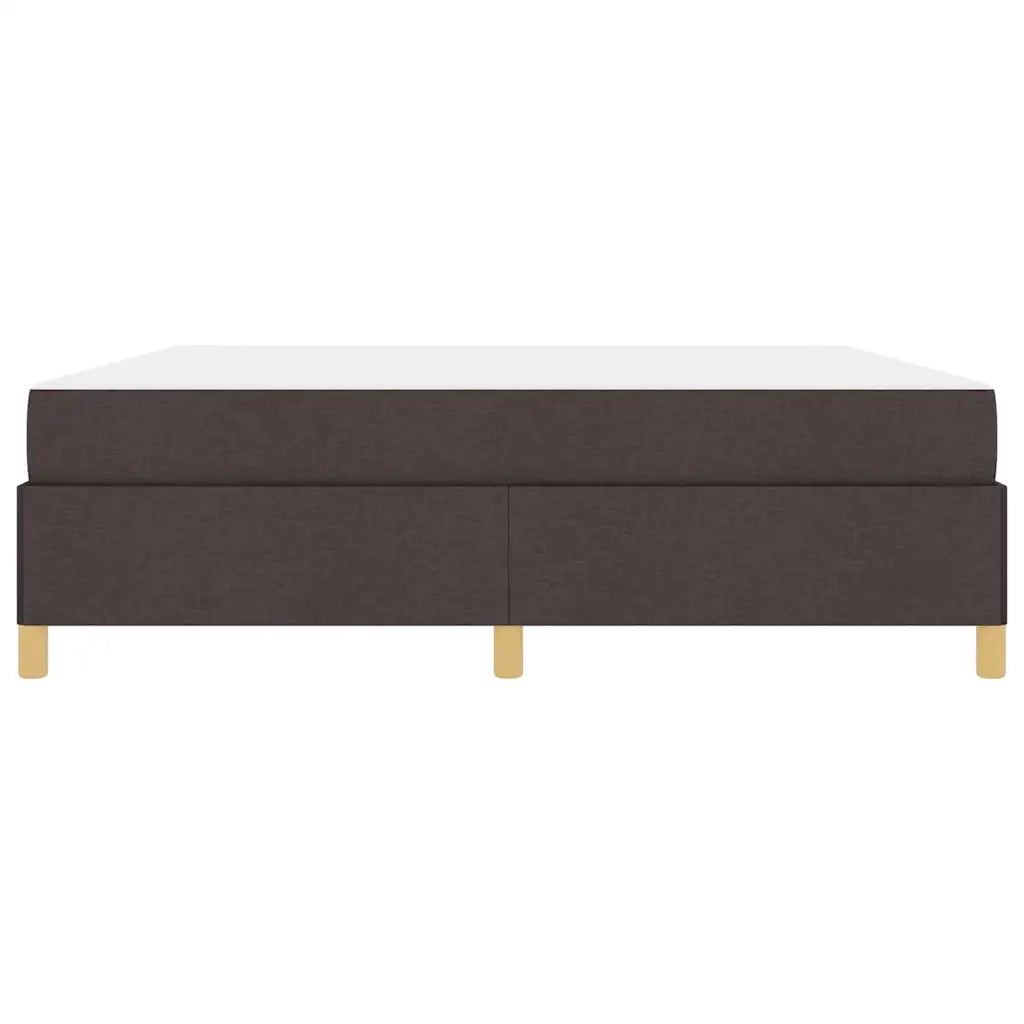Struttura del letto Marrone Scuro 180 x 200 cm Tessuto