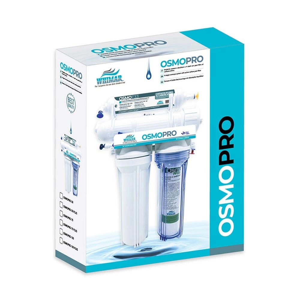 Whimar OsmoPro Plus 100GPD 380 L/g - Impianto a bicchiere con membrana Pentair e lavaggio membrana