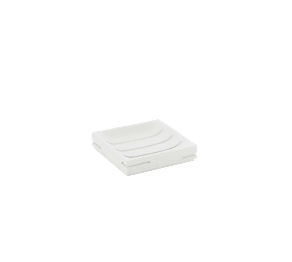 Porta Sapone Quadrotto Bianco Gedy - Gedy