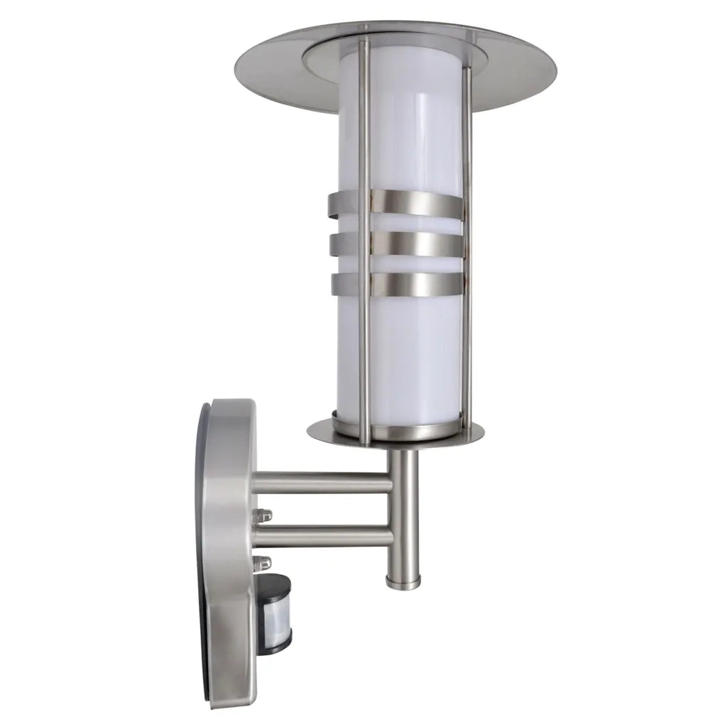 Lampada da parete in acciaio inossidabile forma pagoda con sensore 41093